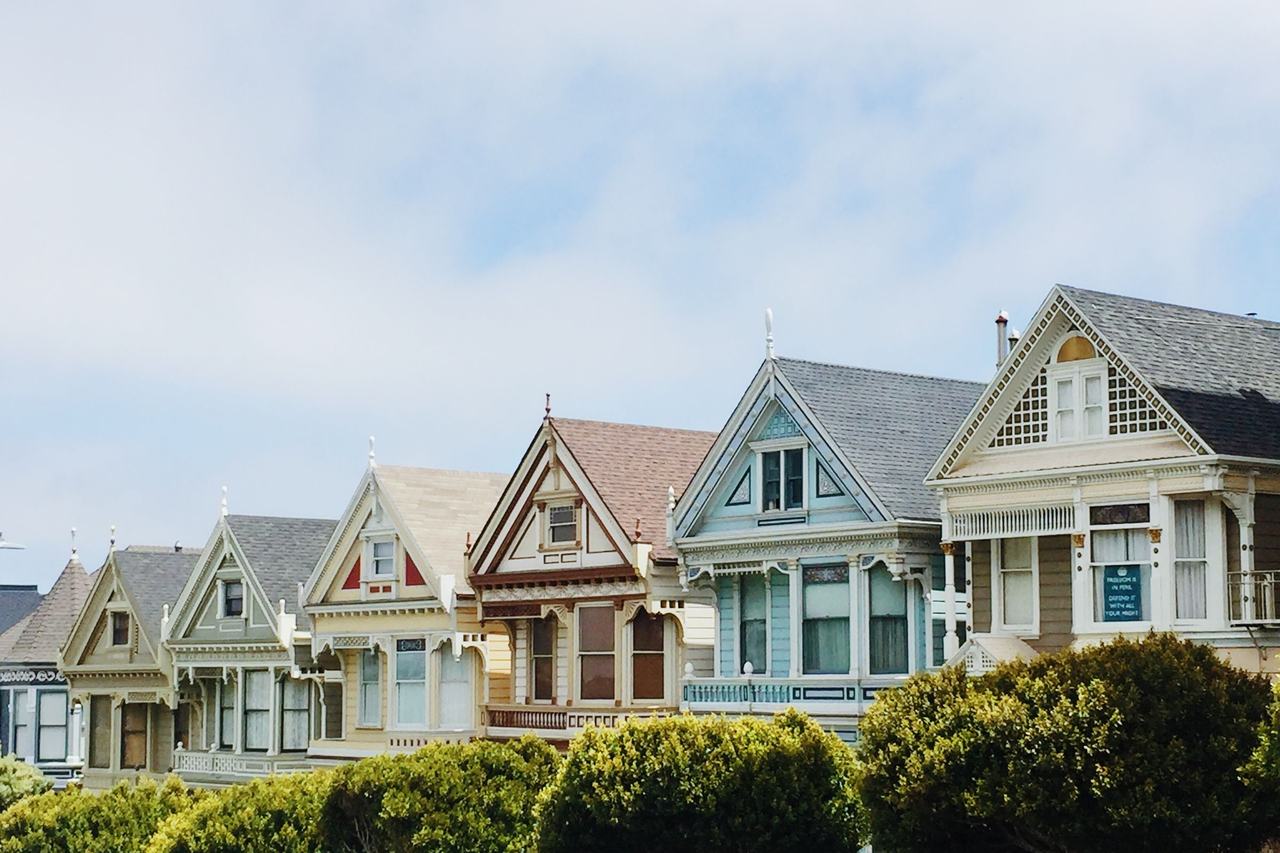 The Painted Ladies at Alamo Square, San Francisco